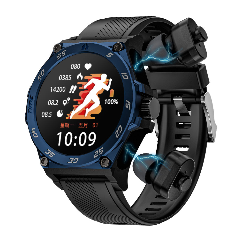 Rollme GT1 smartwatch with earphones IP68 waterproof 30 days use